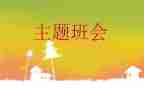 班会主题活动总结模板5篇