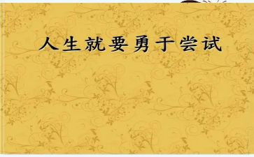 写尝试的作文优秀8篇