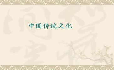 传统文化的作文模板6篇