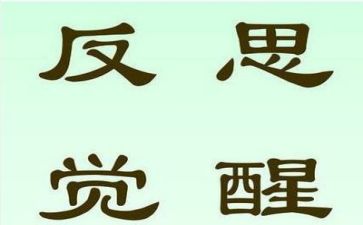 反思个人总结通用5篇