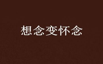 我怀念你作文优秀8篇