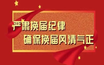 市换届工作总结6篇