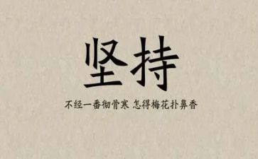 作文坚持800字推荐8篇