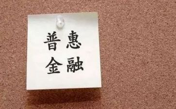 普惠经融心得体会6篇