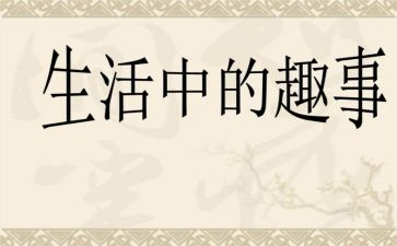 作文趣事小作文通用8篇