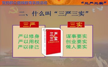 三严教育心得体会5篇
