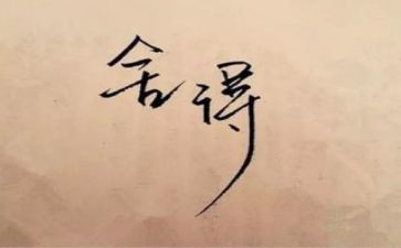 舍与得读后感100字6篇