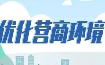 为企优化营商环境心得体会5篇
