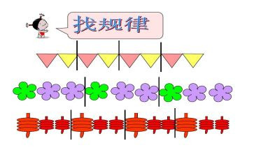 一年级数学《找规律》教案5篇