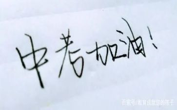中考了作文600字优秀8篇